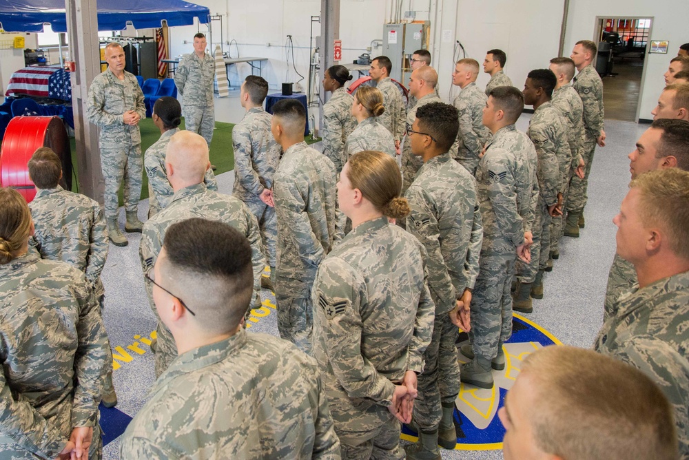 AFIMSC commander visits Wright-Patt