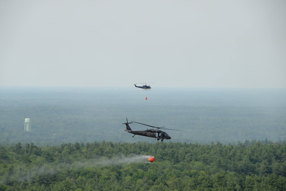 3-142nd Aviation Responds to a Forrest Fire in Altona Flat Rock from July 13-15