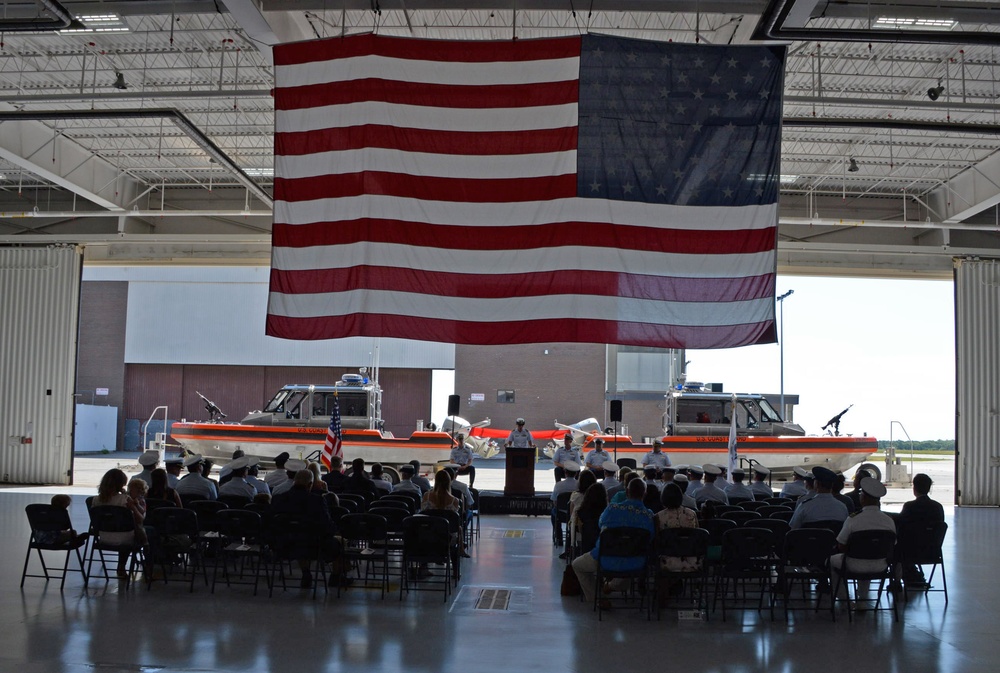 Coast Guard holds ribbon cutting ceremony for Maritime Safety and Security Team Cape Cod