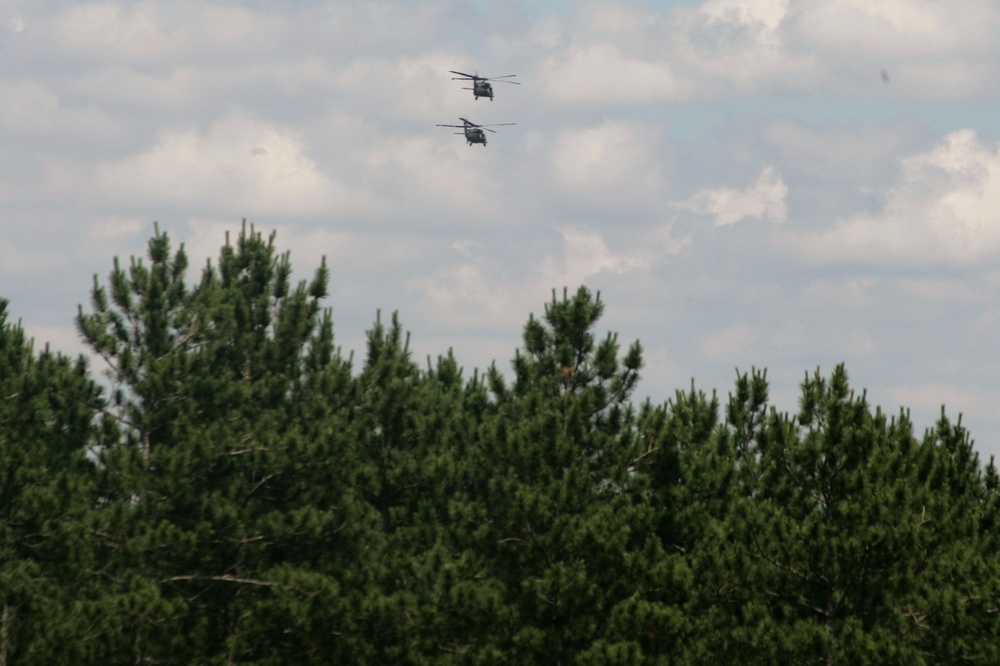 Wisconsin National Guard Black Hawks support training at Fort McCoy