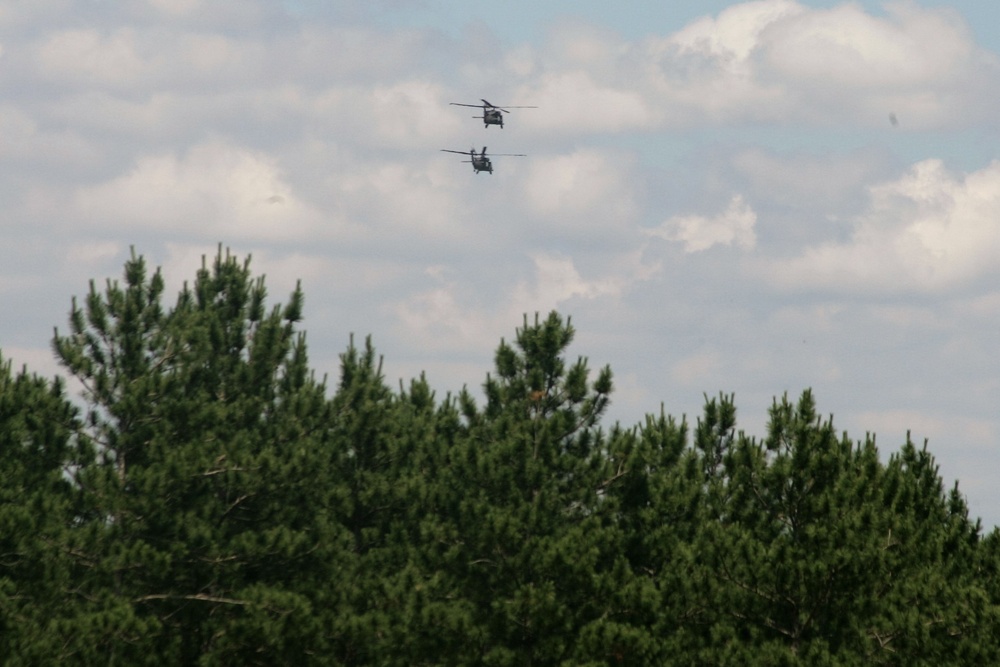 Wisconsin National Guard Black Hawks support training at Fort McCoy