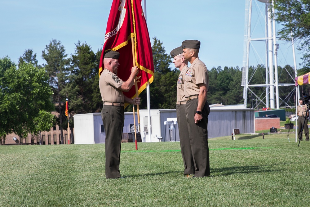 The Basic School Change of Command, Col. Clingan to Col. Everly