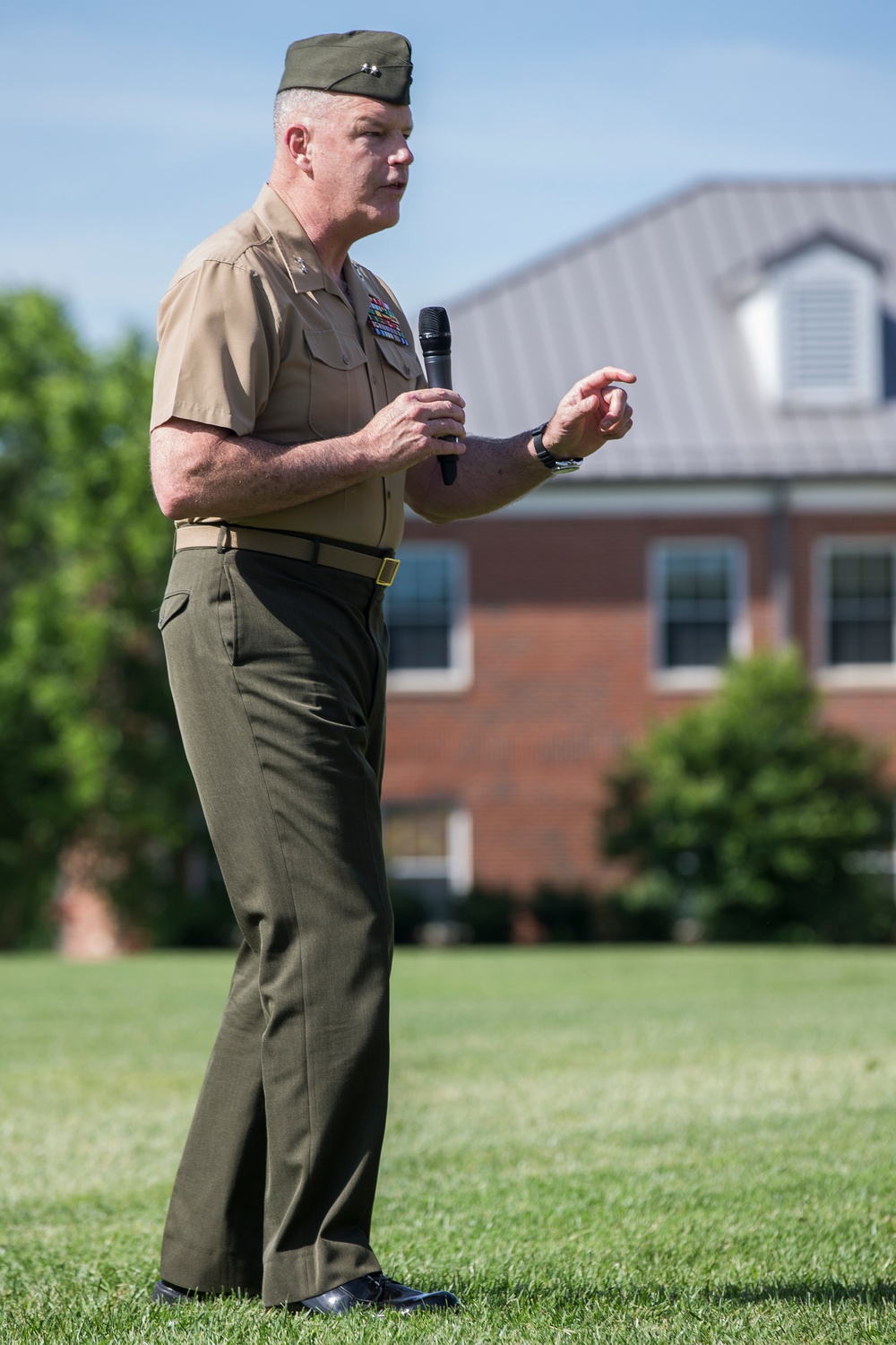 The Basic School Change of Command, Col. Clingan to Col. Everly