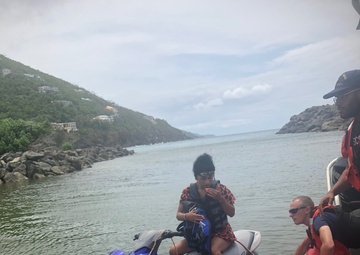 Coast Guard boat crew rescues 2 watercraft riders in the U.S. Virgin Islands