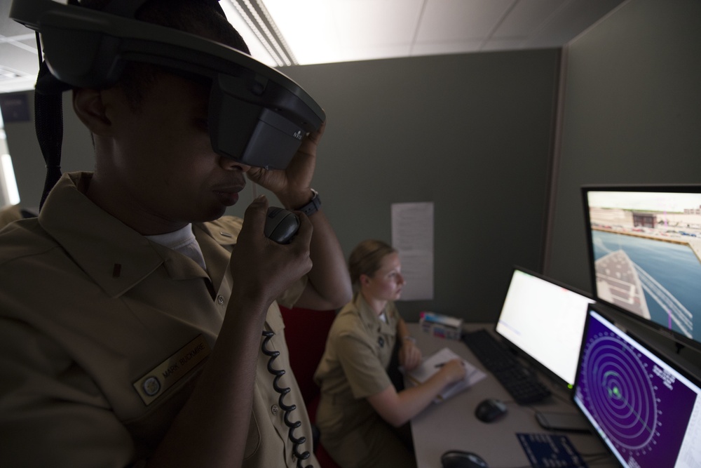 Conning Officer Virtual Environment (COVE) Simulator