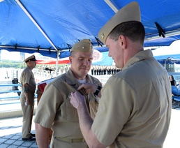 PCU Hyman G. Rickover held a Charge of Command Ceremony