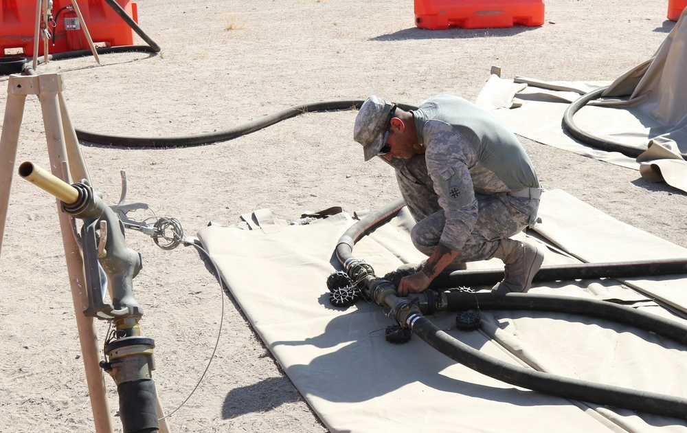 Inspecting the line