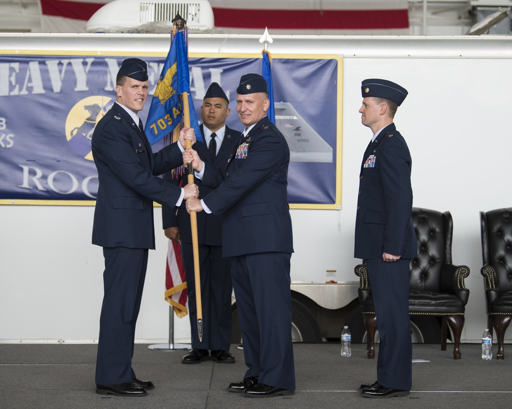 703d Aircraft Maintenance Squadron Change of Command Ceremony