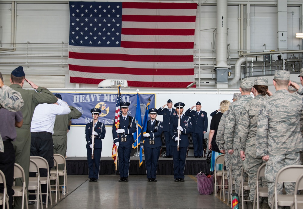 703d Aircraft Maintenance Squadron Change of Command Ceremony