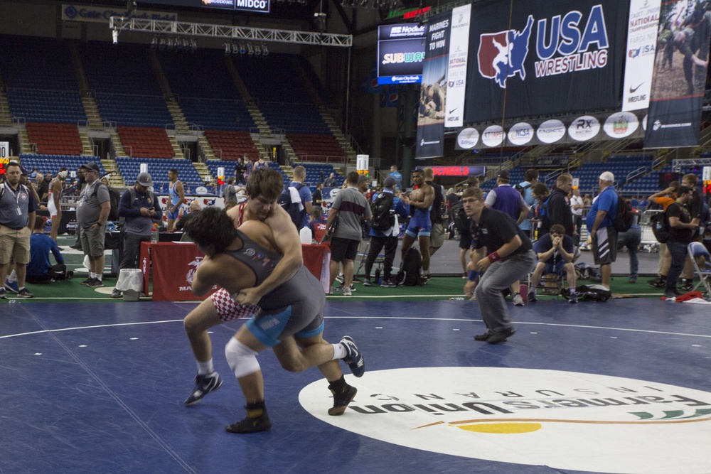 Wrestlers compete to win USMC Cadet, Junior National Championship