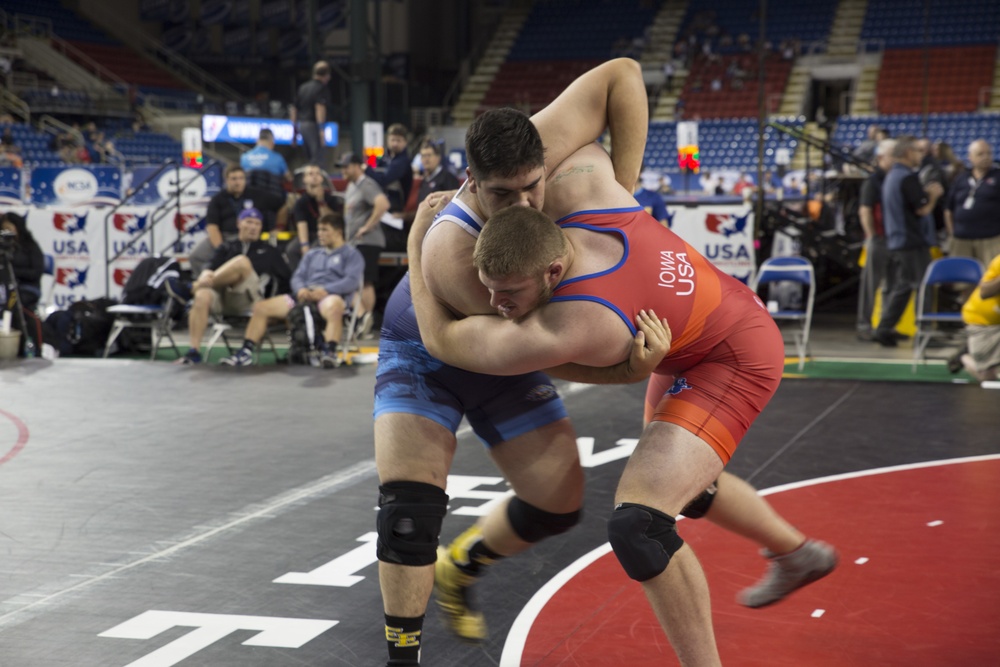 Wrestlers compete to win USMC Cadet, Junior National Championship