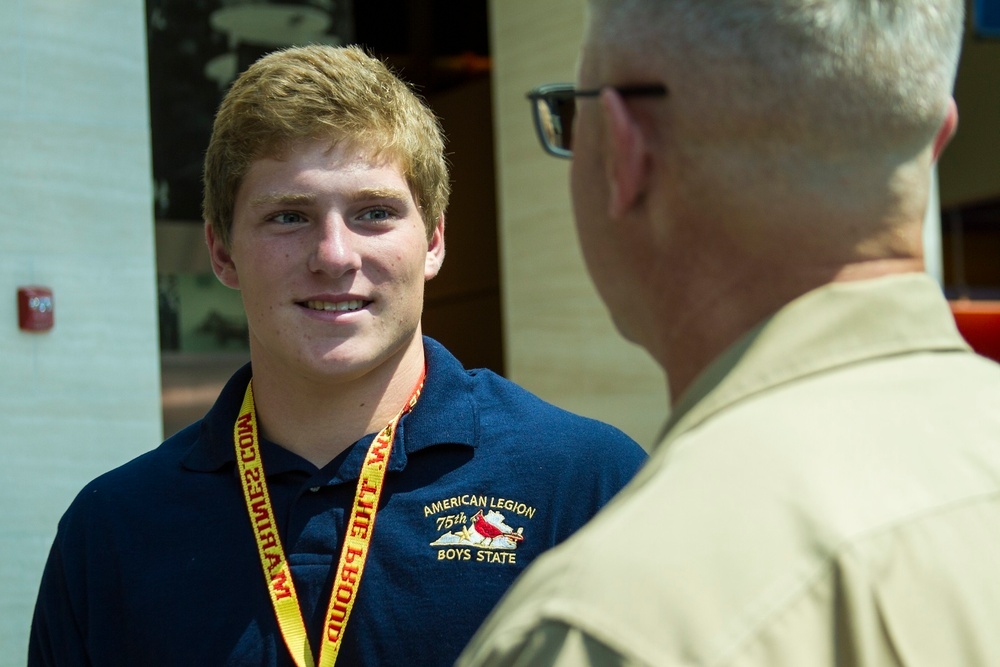 Top-performing high school students arrive at Marines' annual Summer Leadership, Character Development Academy