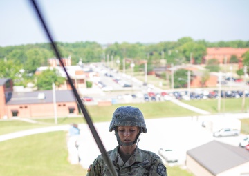Cadets rappel into the future under the guidance of U.S. Army Reserve NCOs