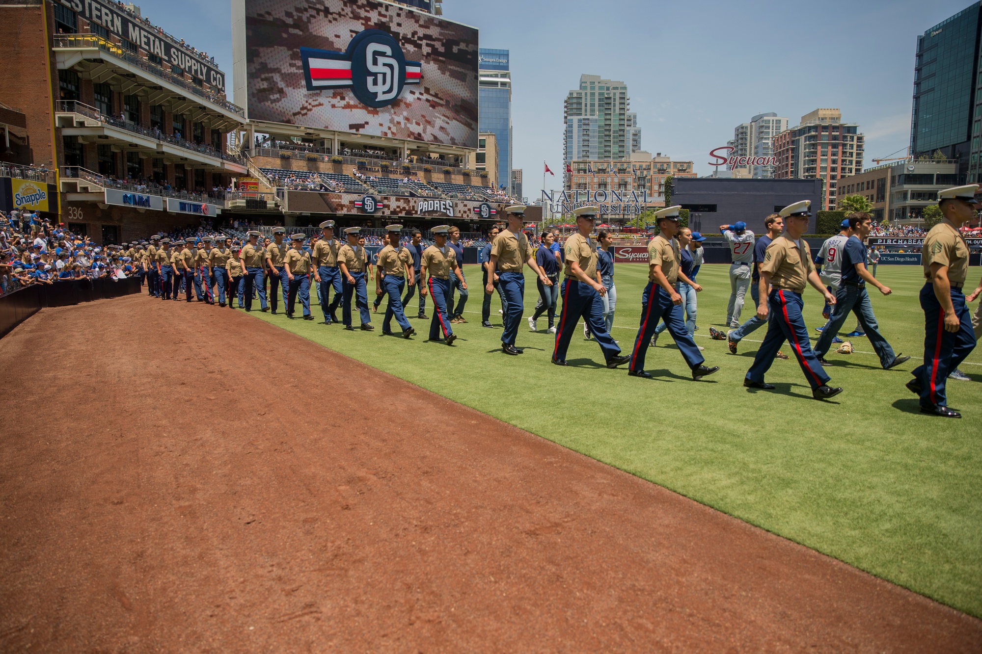 DVIDS - Images - Marines Perform at University of Oregon Baseball