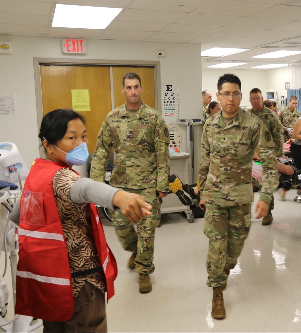 Schofield Barracks health clinic supports mass casualty drill during RIMPAC
