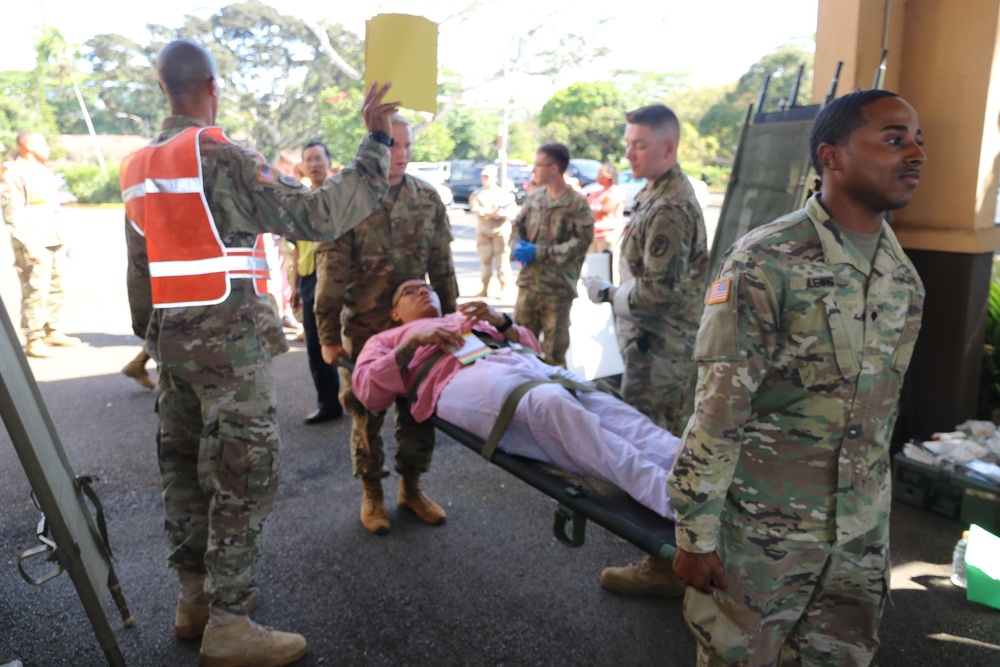 Schofield Barracks health clinic supports mass casualty drill during RIMPAC