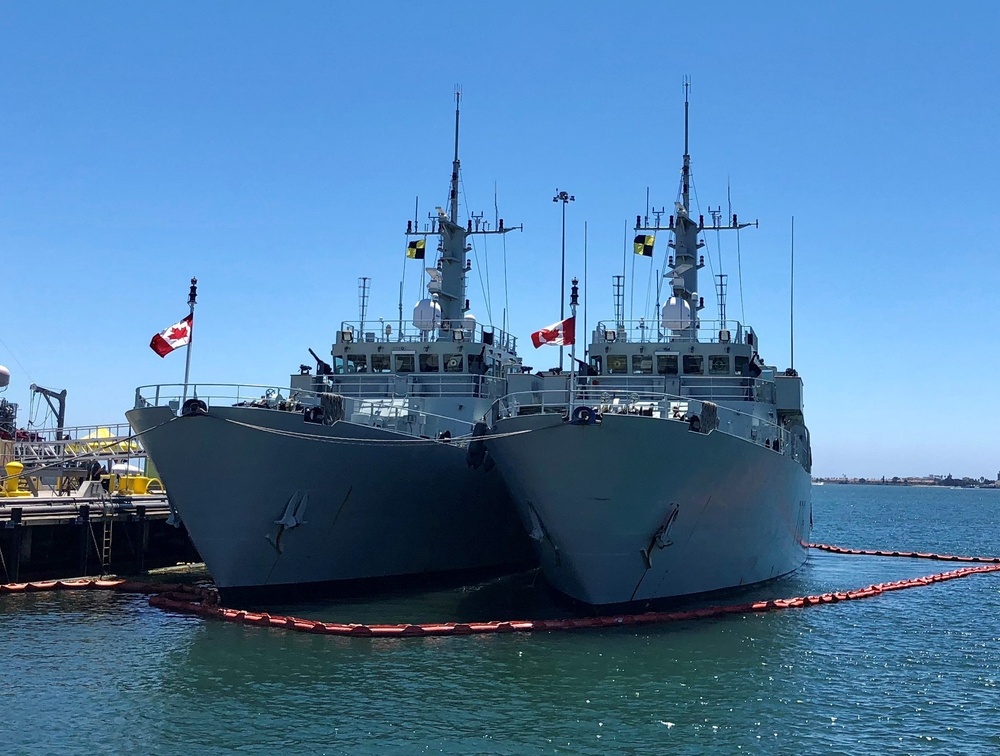 Canadian Navy Visits San Diego for RIMPAC