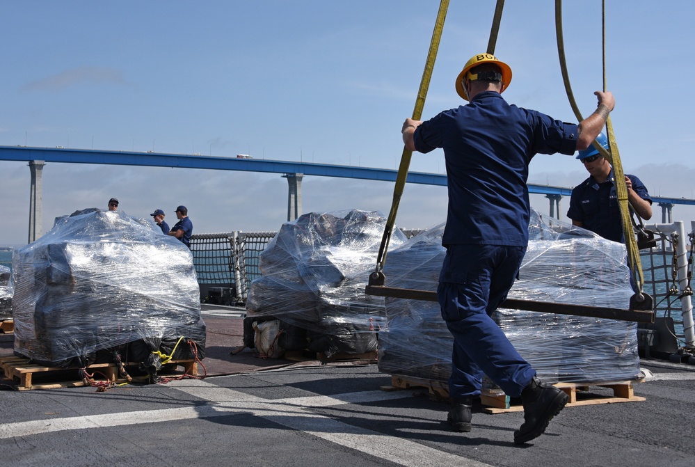 Coast Guard offloads approximately 8.5 tons of cocaine seized in Eastern Pacific drug transit zone