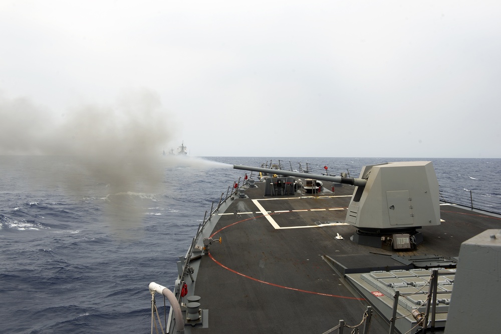 USS Preble (DDG 88) participates in RIMPAC live-fire event