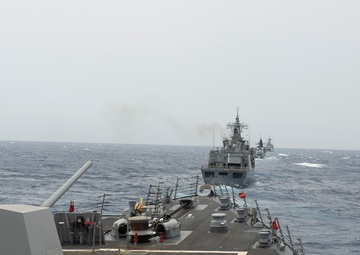 USS Preble participates in Hammerhead Target Live-Fire Exercise