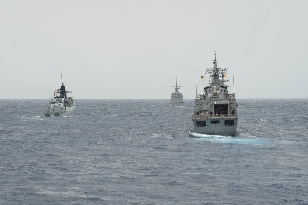 USS Preble participates in Hammerhead Target Live-Fire Exercise