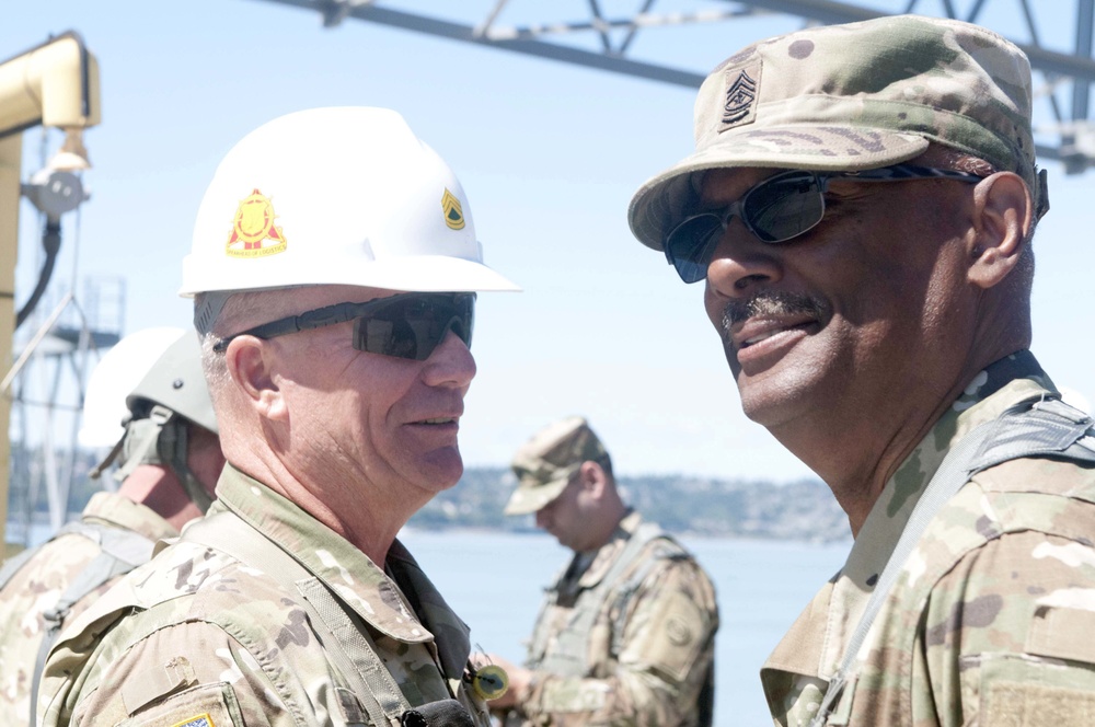 U.S. Army Reserve Harbormasters Play Huge Role