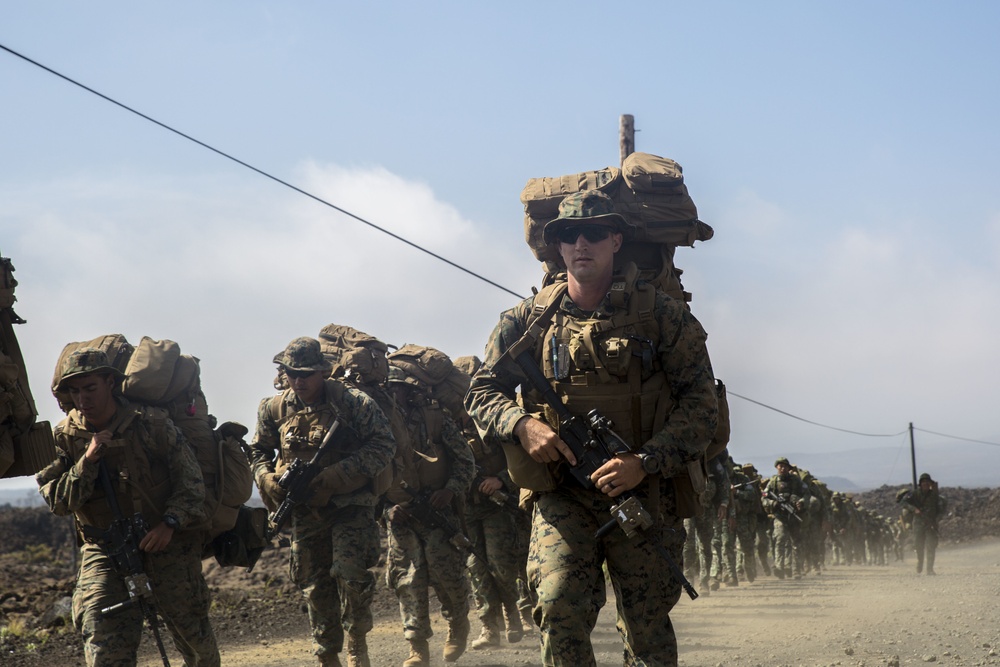 DVIDS Images Chilean, Philippine and U.S. Marines hike on Island of