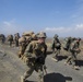 ROK and U.S. Marines hike on Island of Hawaii during RIMPAC