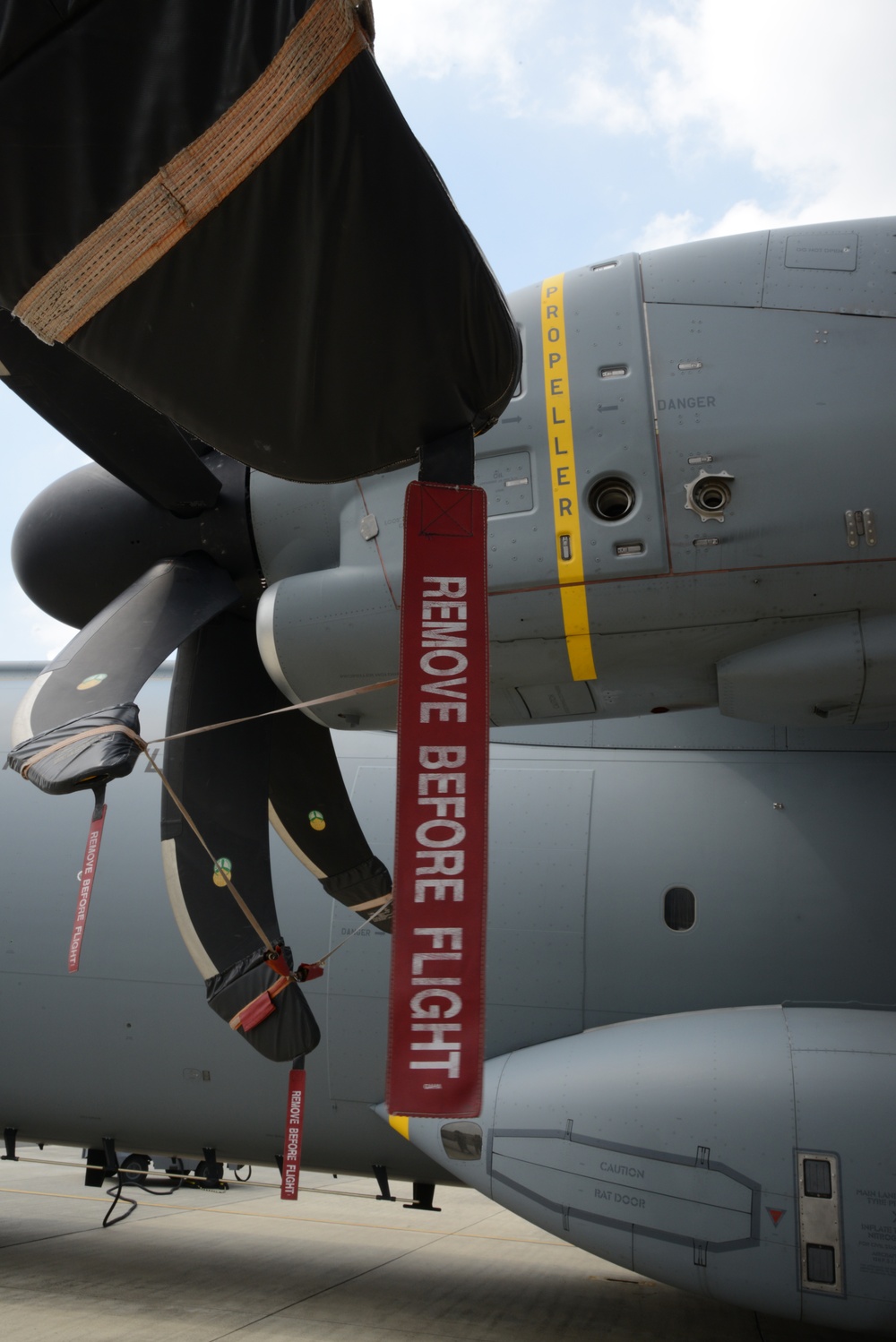 Fire fighter exercise 424th Air base Squadron Turkish Airbus A 400M