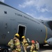 Fire fighter exercise 424th Air base Squadron Turkish Airbus A 400M