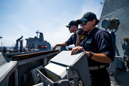 USS Dewey Replenishment-At-Sea