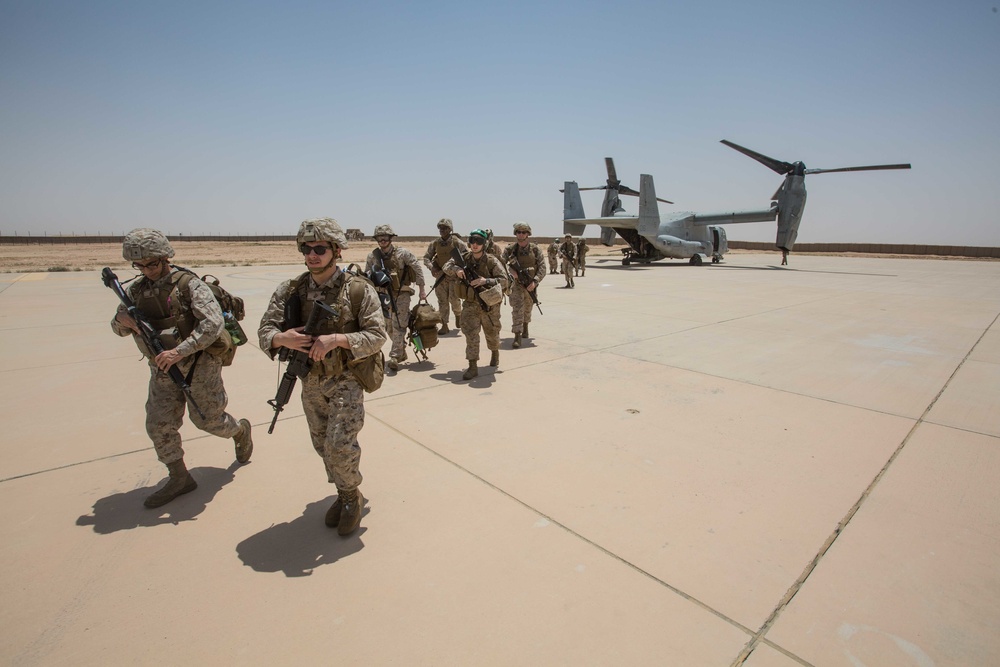 Marines, Ospreys arrive in support of CJTF-OIR