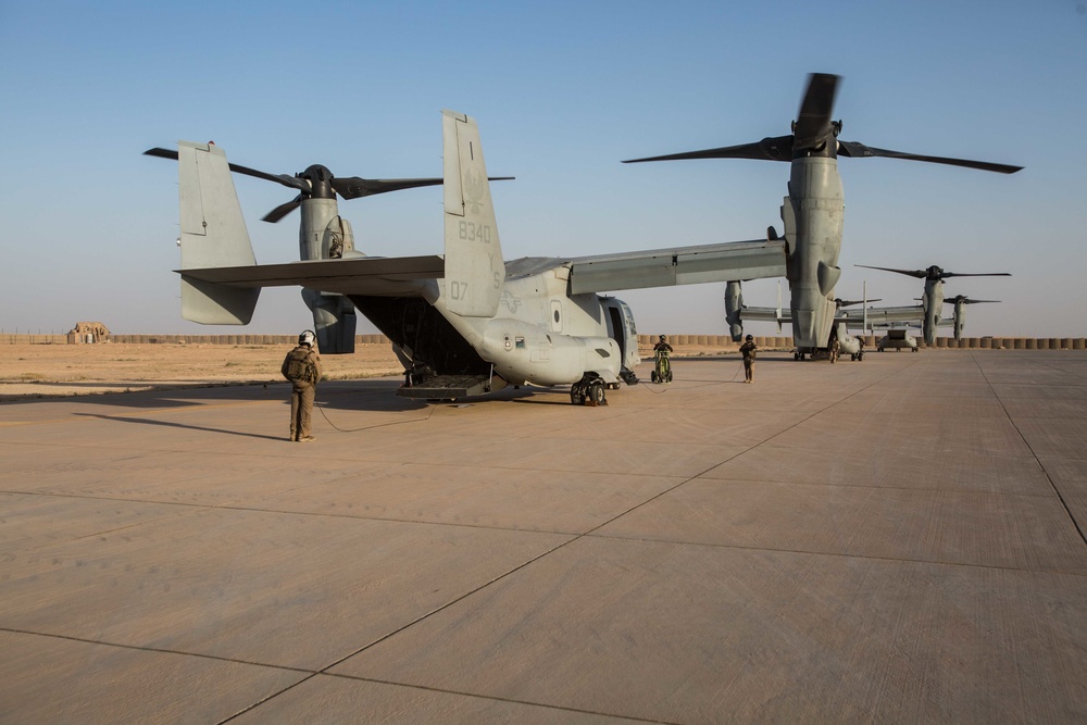 Ospreys conduct Reduced Visibility Landings