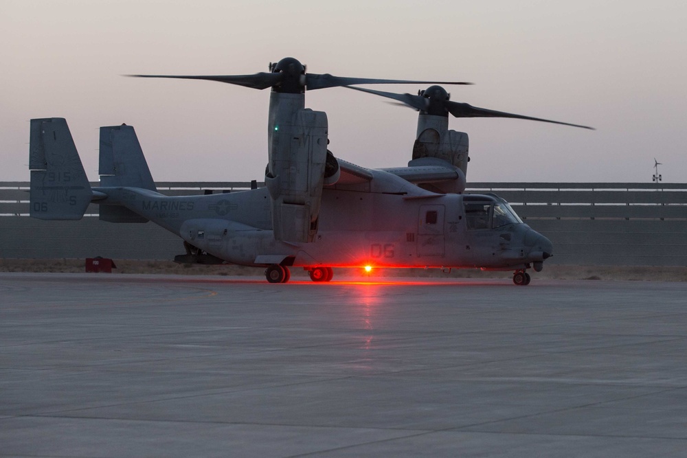 Ospreys conduct Reduced Visibility Landings