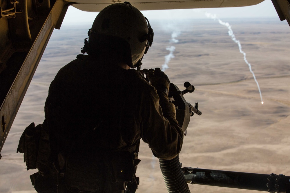 Marines conduct PAX flights and resupply in support of CJTF-OIR