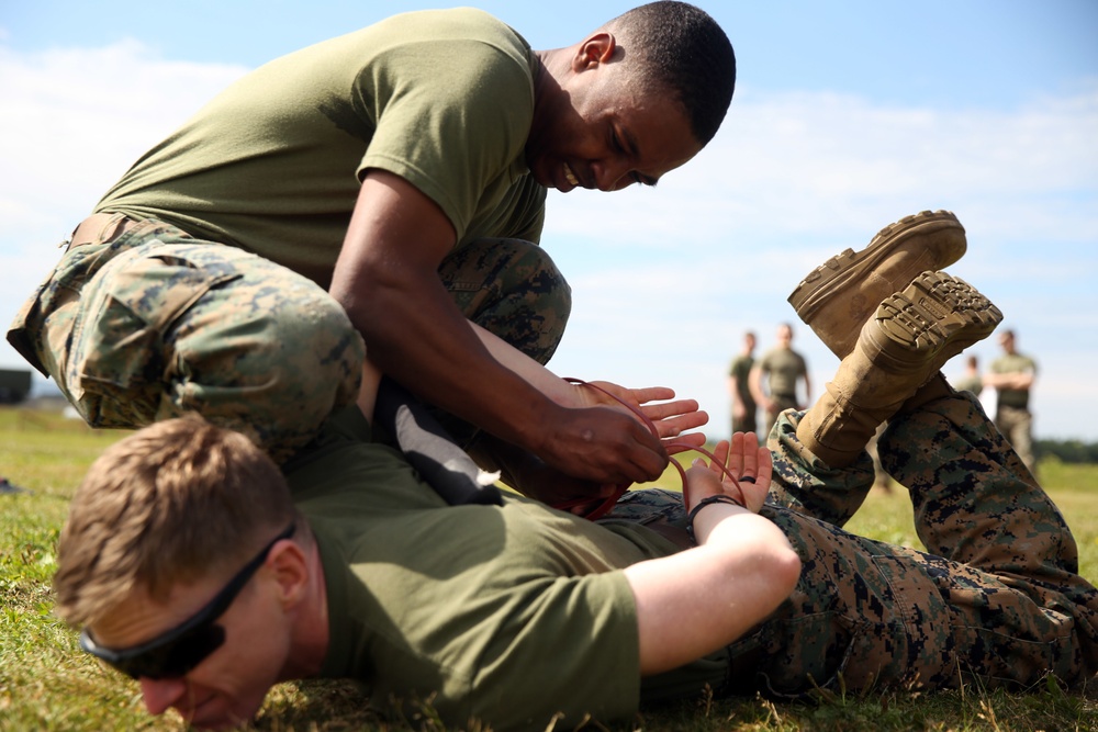 DVIDS - Images - Marines receive OC exposure during nonlethal riot ...