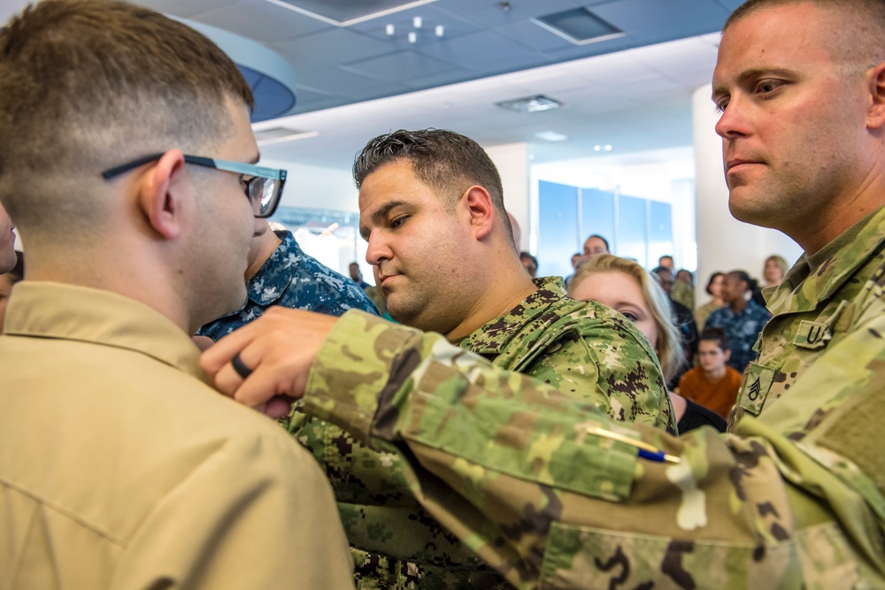 Belvoir Hospital Sailors Receive Meritorious Promotions