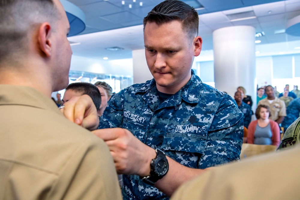 Belvoir Hospital Sailors Receive Meritorious Promotions