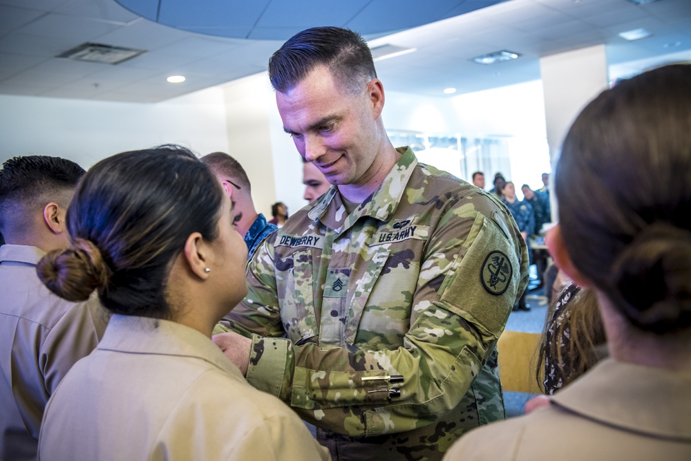 Belvoir Hospital Sailors Receive Meritorious Promotions