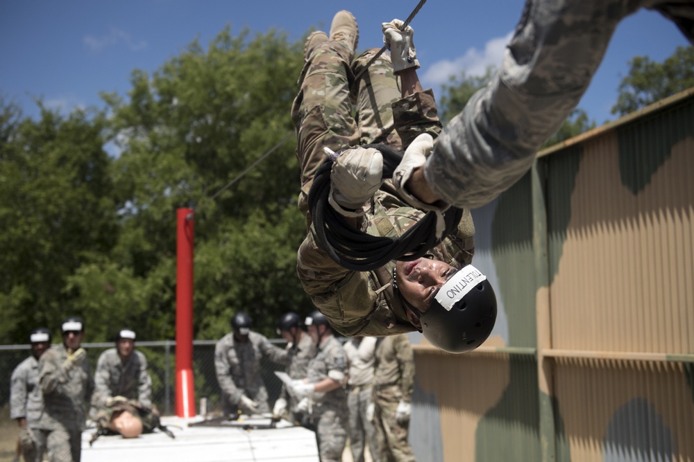 Special Operations Recruiters at Battlefield Airman Training
