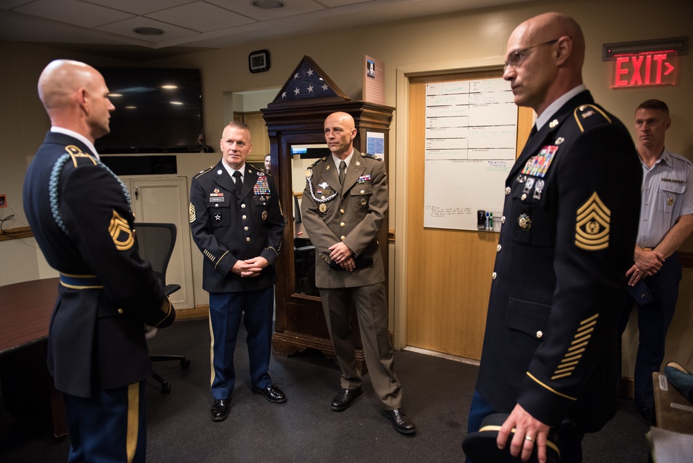 SEAC and NATO SHAPE SEL visit ANC