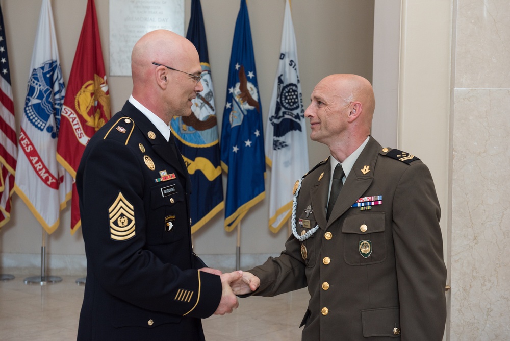 SEAC and NATO SHAPE SEL visit ANC