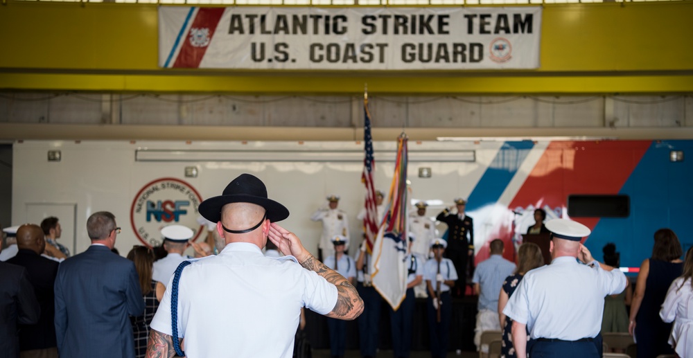 USCG Atlantic Strike Team Change of Command