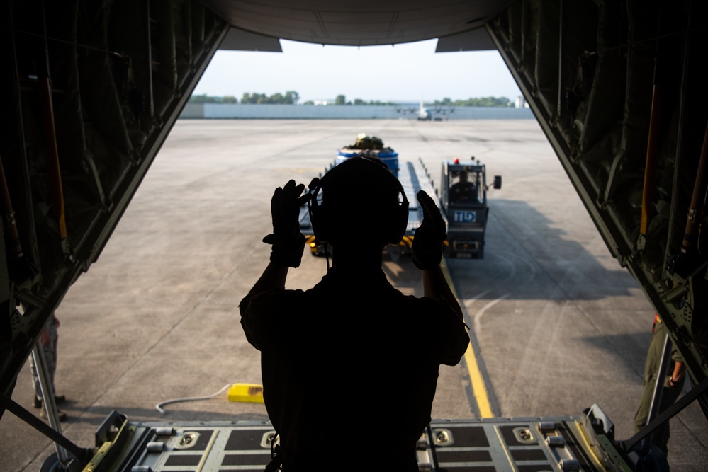 Delivering Tactical Airlift at Cope Taufan 18