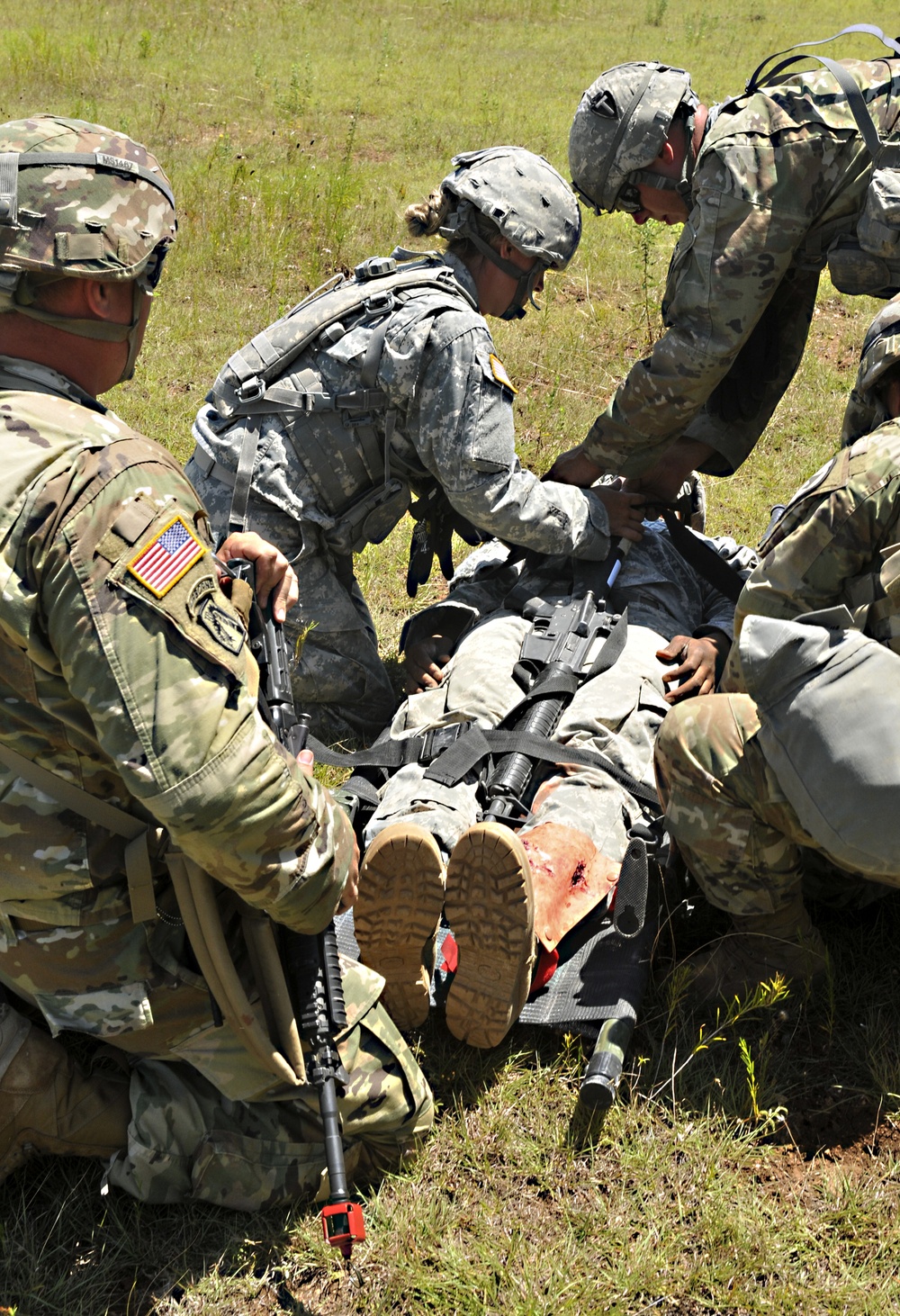 Transportation Co. trains for mass casualty during annual training