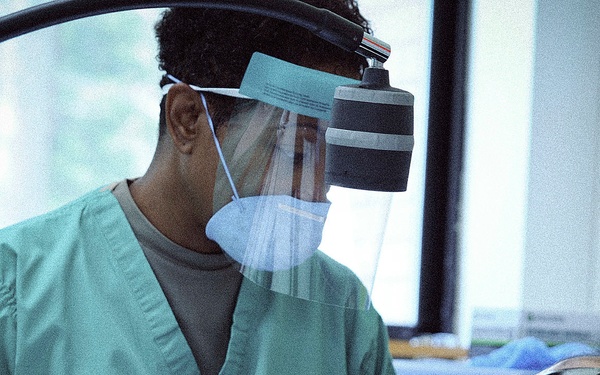 Army Reserve Soldiers conduct Medical IRT clinic at Bug-O-Nay-Ge-Shig School