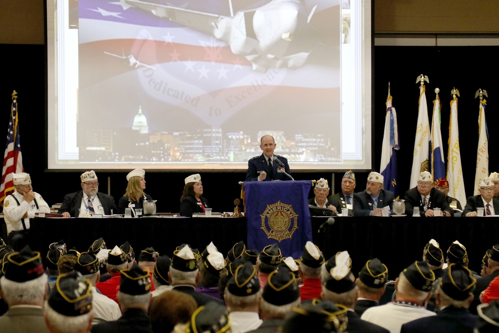 Wisconsin’s adjutant general addresses 100th annual American Legion state convention