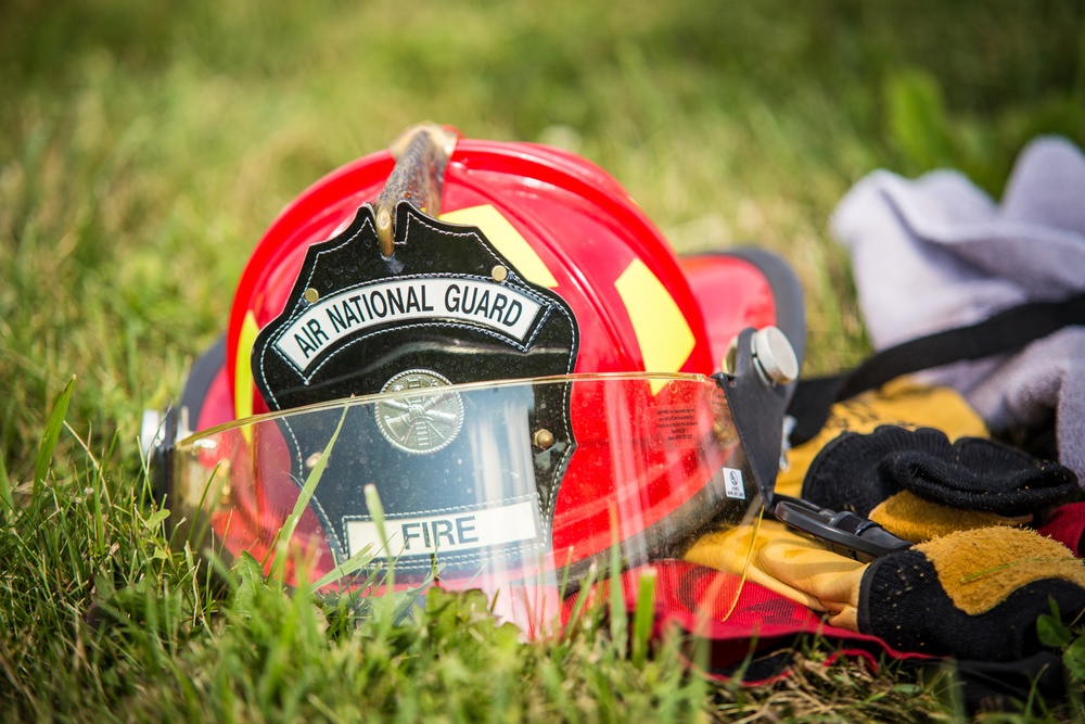 ANG firefighters conduct live-fire training