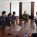 Vice Adm. White Meets with Midshipmen