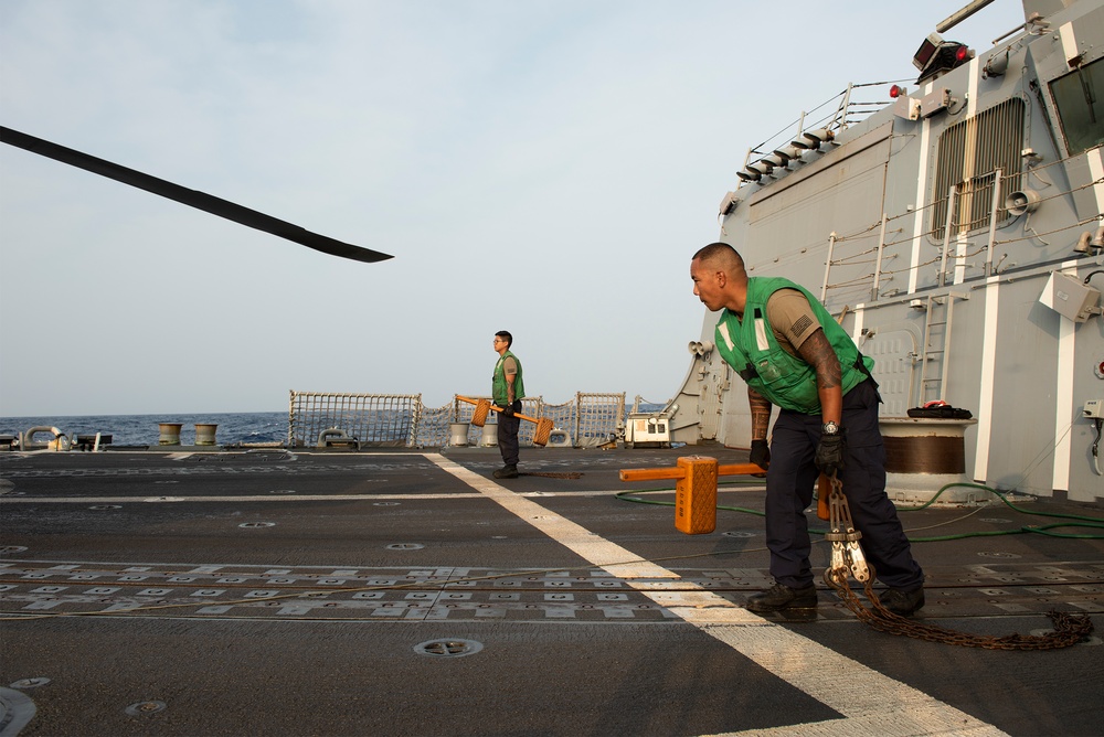 USS Preble at sea